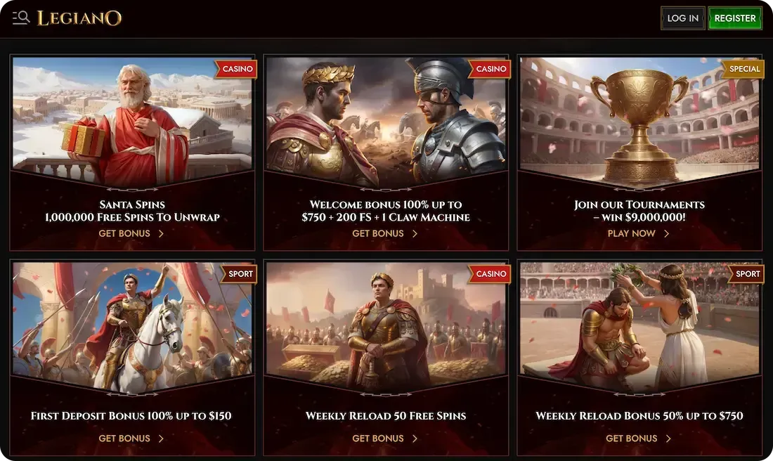 Legiano Bonus